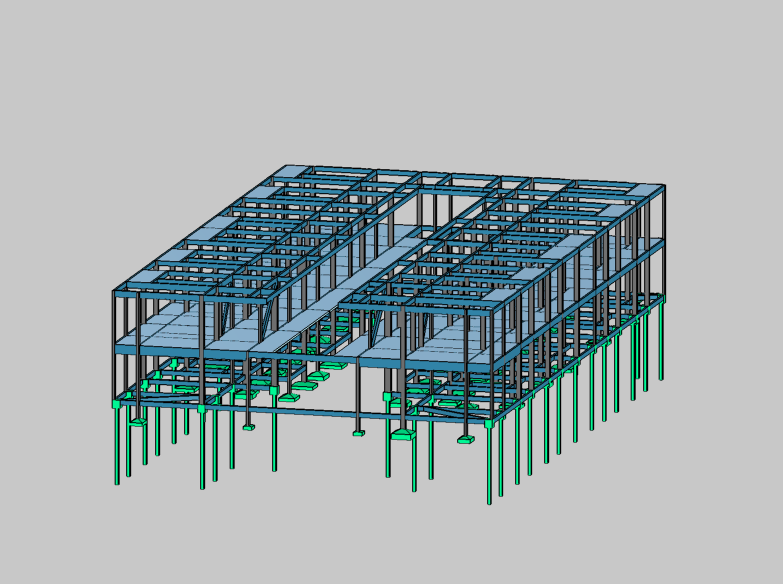 Empreendimento Comercial — Modelo Arquitetônico 3D