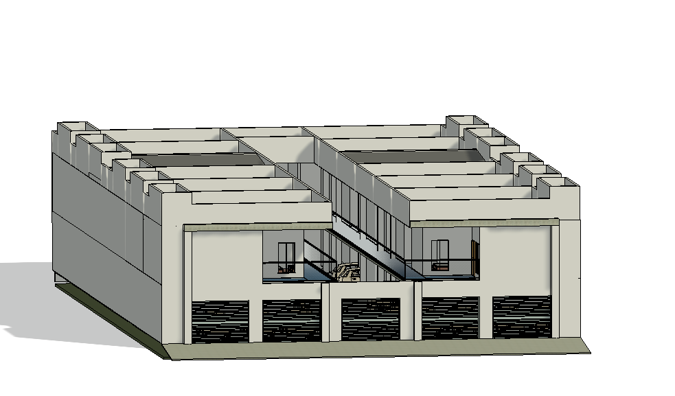 Empreendimento Comercial — Modelo Estrutural 3D